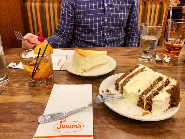 Junior's Cheesecake.